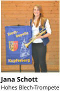 Jana Schott Hohes Blech-Trompete